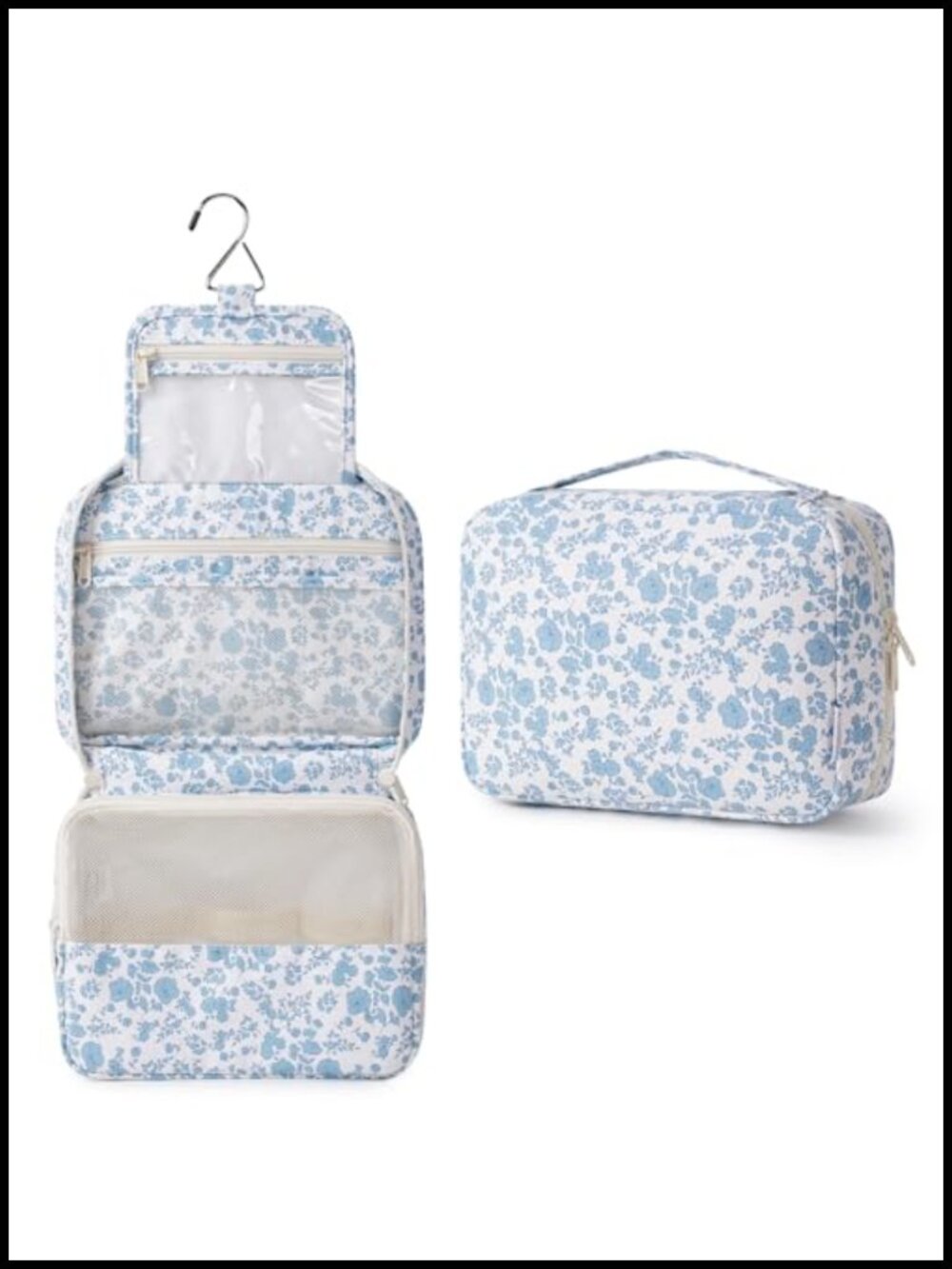 Hanging Travel Toiletry Bag Women Waterproof Polyester Makeup Organizer